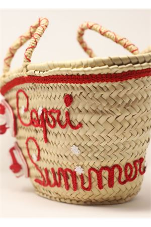 Straw bag with Capri sandals Capridea | SANDALSBAGROSSO